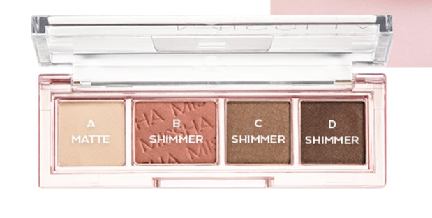 MISSHA Day Vibe Palette 3g (#04 Prima Pink) - Rosy Pink Eye Shadow Palette from Korea