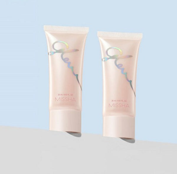 2 x MISSHA Glow Skin Balm 20ml - 4‑in‑1 Moisturizer, Primer & Glow Cream, K‑Beauty Base for Glass Skin from Korea