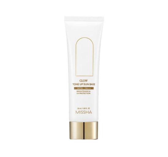 MISSHA Glow Tone Up Sun Base 50ml SPF 50+ PA+++ - Radiant UV Primer from Korea