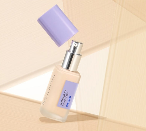 MISSHA Layering Fit Semi Glow Foundation 35ml (#21 Vanilla) - Natural Radiant Base from Korea