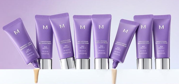 MISSHA M Perfect Cover Serum BB Cream 50ml (#No. 25 Warm Beige) SPF50 PA++++ from Korea