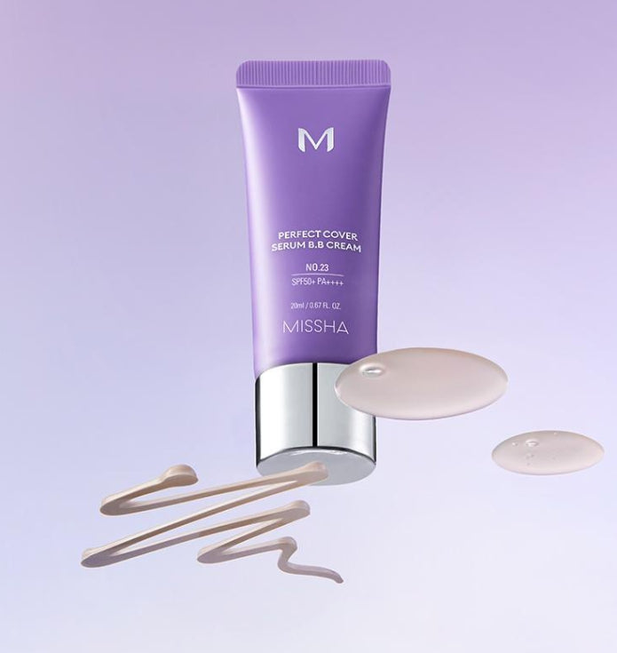 MISSHA M Perfect Cover Serum BB Cream 50ml (#No. 25 Warm Beige) SPF50 PA++++ from Korea