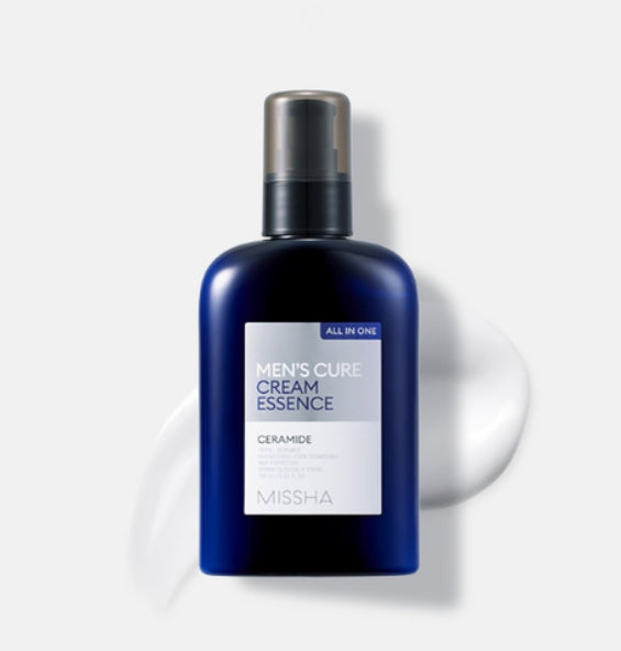 [MEN] MISSHA Men's Cure Duo Set (4 items) - Hydrating Toner & Cream Essence for Men from Korea