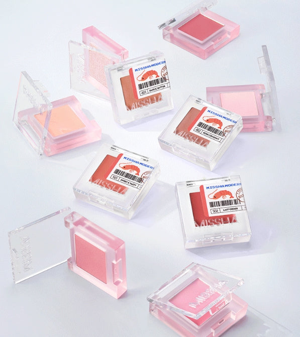 2 x MISSHA Modern Pot, #Dear Bunny -  Powder‑Hybrid Multi‑Use Makeup Pot from Korea