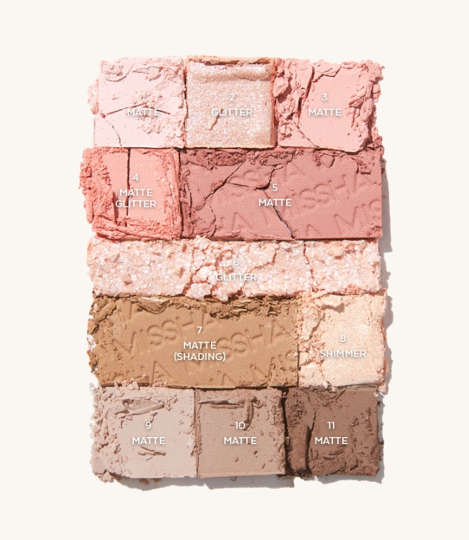 MISSHA Mood Moment Palette (#01 Rosy Rooftop) from Korea