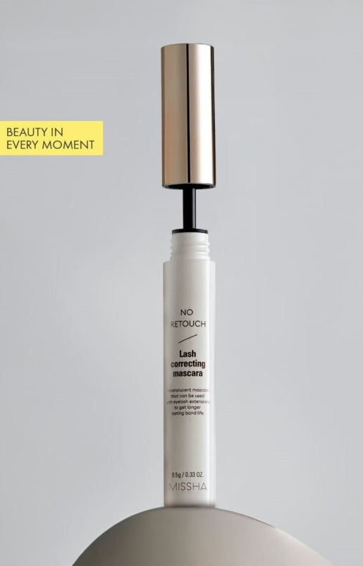 2 x MISSHA No Retouch Lash Correcting Mascara 9.5g, #Clear from Korea