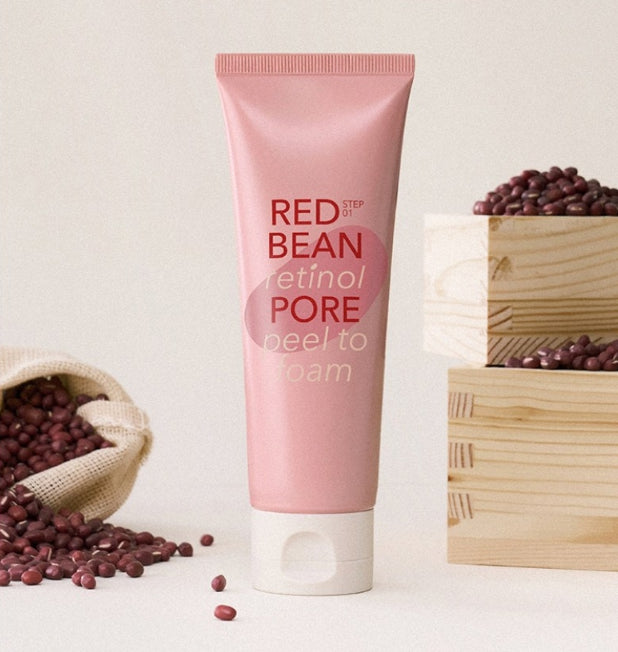 2 x MISSHA Red Bean Retinol Pore Peel To Foam 120ml - Deep Cleansing Foam from Korea