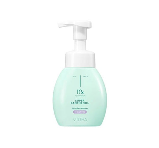 2 x MISSHA Super Panthenol Bubble Cleanser 200ml (Moisture) - Hydrating Foam Cleanser from Korea