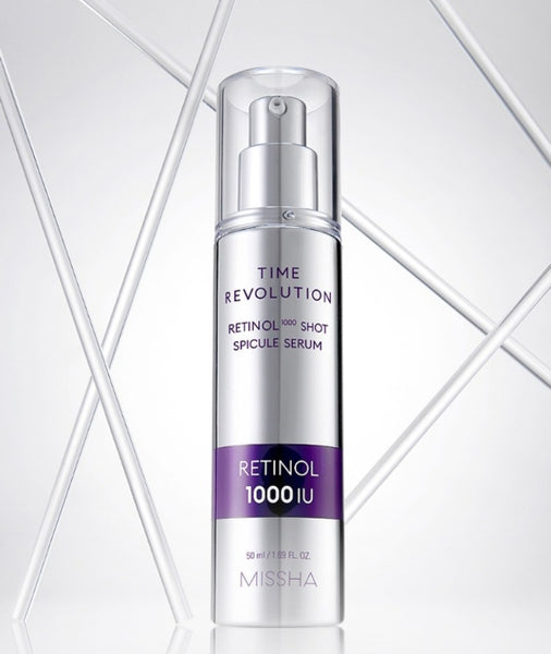 MISSHA Time Revolution Retinol 1000 Shot Spicule Serum 50ml - Anti‑Aging Booster from Korea