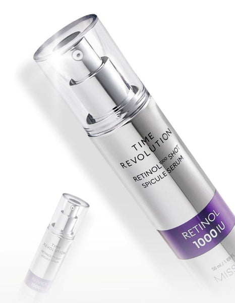 MISSHA Time Revolution Retinol 1000 Shot Spicule Serum 50ml - Anti‑Aging Booster from Korea