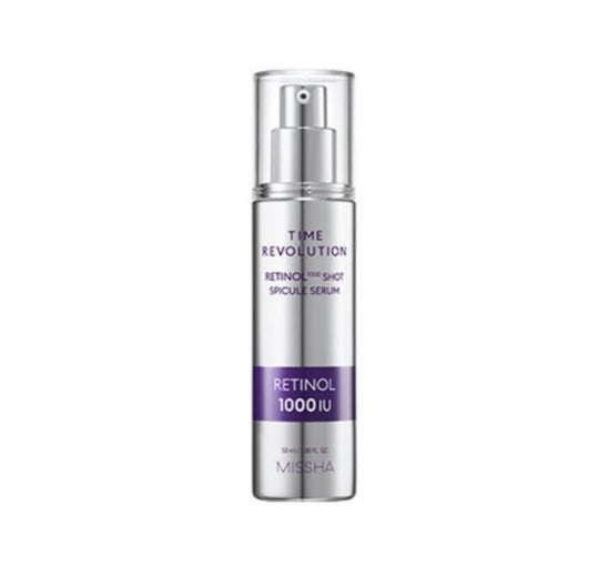 MISSHA Time Revolution Retinol 1000 Shot Spicule Serum 50ml - Anti‑Aging Booster from Korea