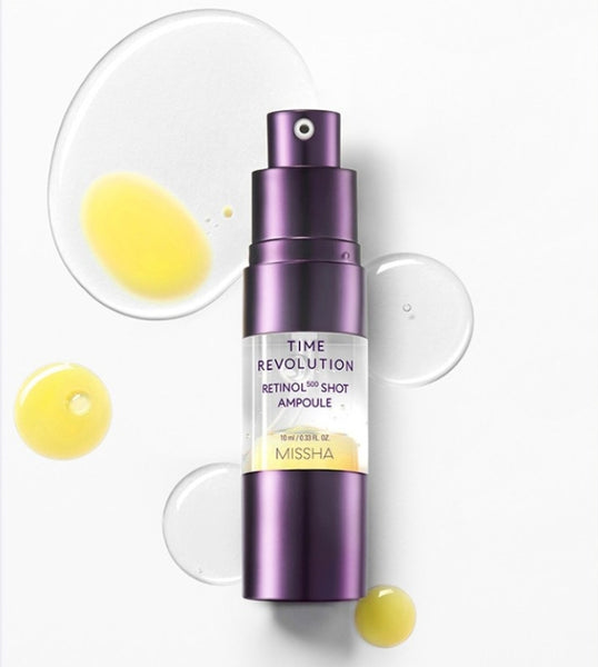 MISSHA Time Revolution Retinol 500 Shot Ampoule 10ml from Korea