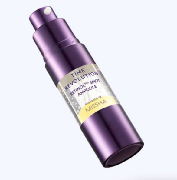 MISSHA Time Revolution Retinol 500 Shot Ampoule 10ml from Korea