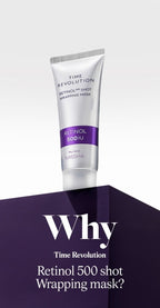 2 x MISSHA Time Revolution Retinol 500 Shot Wrapping Mask 80g from Korea