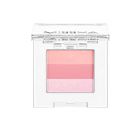 2 x MISSHA Triple Shadow (#21 Berry Berry King) - 3‑Tone Gradient Eyeshadow from Korea