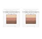 2 x MISSHA Triple Shadow (#No. 3 Mocha Beige) - 3‑Tone Gradient Eyeshadow from Korea
