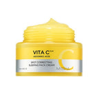 MISSHA Vita C Plus Spot Correcting Sleeping Pack Cream 50ml - Brightening Overnight Treatment from Korea