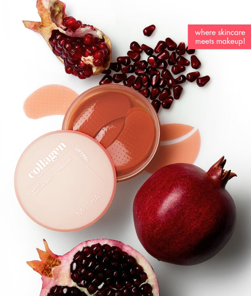 2 x MISSHA Airy Fit Face & Eye Patch 60 patches (Collagen Lifting) - Collagen Lifting Hydrogel Patches fom Korea