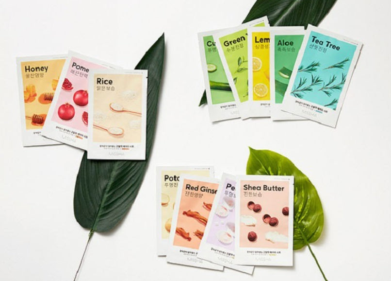 20 x MISSHA Airy Fit Sheet Mask Green Tea - Soothing & Hydrating K‑Beauty Mask from Korea