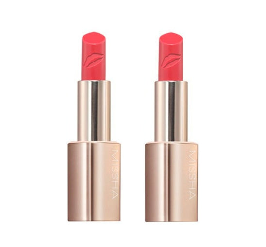 2 x MISSHA Art Rouge Glam Lipstick (Pink Rise) - Berry Pink K‑Beauty Color from Korea