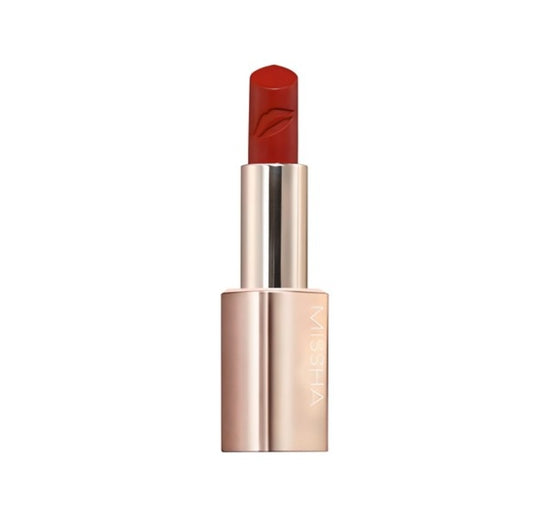 MISSHA Art Rouge Glam Lipstick (Red Brit) - Cool Pure Red K‑Beauty Lipstick from Korea