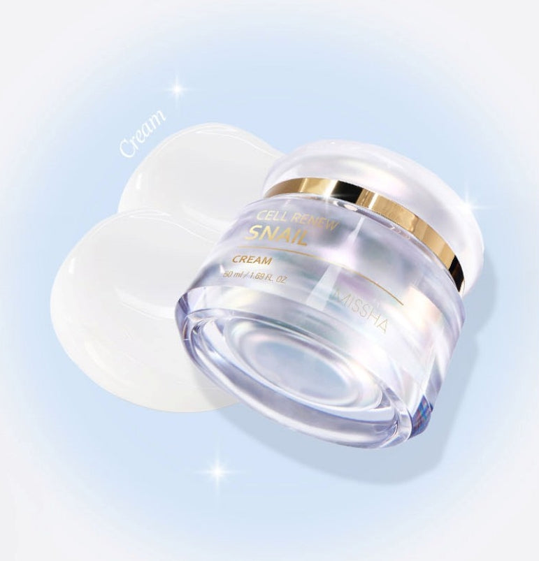2 x MISSHA Cell Renew Snail Cream 50ml from Korea by MISSHA