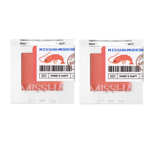 2 x MISSHA Modern Pot, #Sweet & Tasty - Glossy Multi‑Use Makeup Balm from Korea