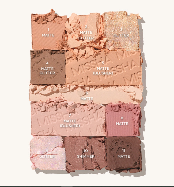 MISSHA Mood Moment Palette (#03 The Cute Things) from Korea