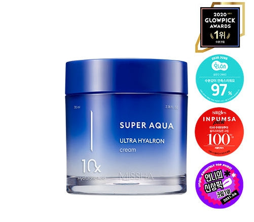 MISSHA Super Aqua Ultra Hyalron Cream 70ml from Korea by MISSHA