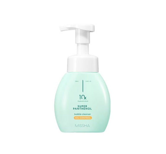 2 x MISSHA Super Panthenol Bubble Cleanser 200ml (Oil Control) - Sebum Control Foam fom Korea