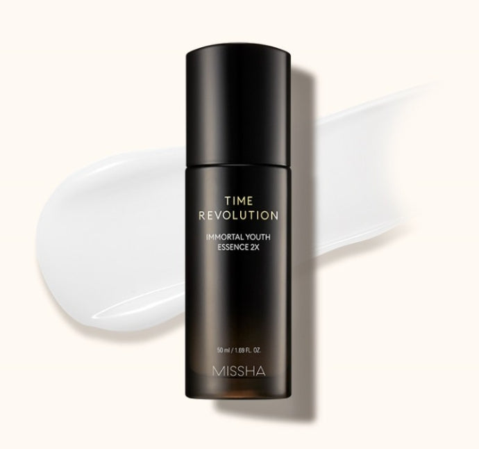2 x MISSHA Time Revolution Immortal Youth Essence 2X 50ml - Anti‑Aging Hydrating Essence from Korea