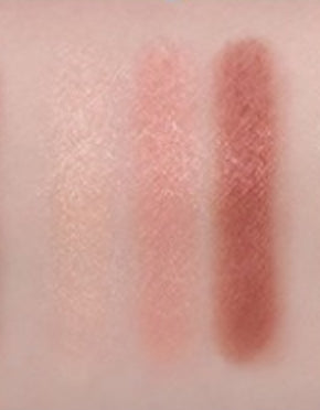 2 x MISSHA Triple Shadow (#6 Marsala Red) - 3‑Tone Gradient Eyeshadow from Korea
