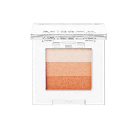 2 x MISSHA Triple Shadow (#8 Orange Parade) - 3‑Tone Gradient Eyeshadow from Korea
