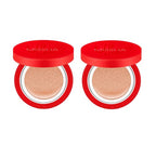 2 x MISSHA Velvet Finish Cushion 15g (#21 Light Beige), SPF50+ PA+++ from Korea