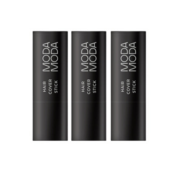 3 x MODAMODA Pro-Change hair Cover Stick #01 Black 3.5g from Korea by MODAMODA