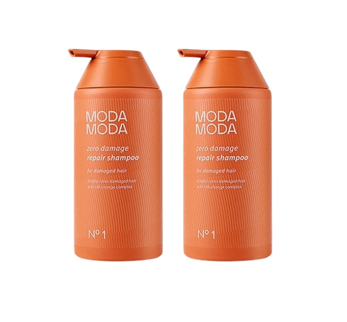 2 x MODAMODA Zero Damage Repair Shampoo 500g from Korea by MODAMODA