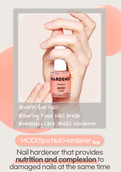ETUDE MODI Spa Nail Hardener 9ml (2 Colors; Coral, Red) from Korea by ETUDE