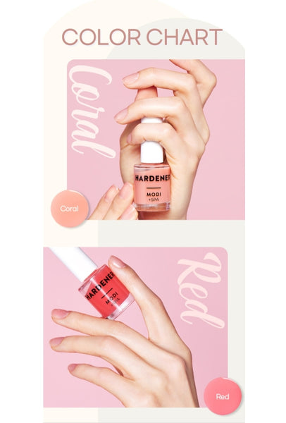 ETUDE MODI Spa Nail Hardener 9ml (2 Colors; Coral, Red) from Korea by ETUDE