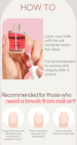 ETUDE MODI Spa Nail Hardener 9ml (2 Colors; Coral, Red) from Korea by ETUDE