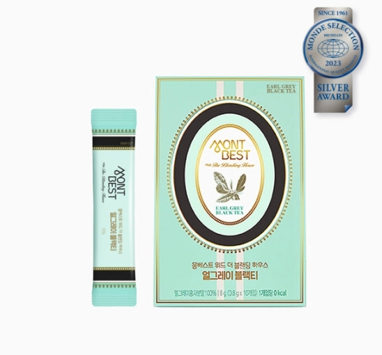 4 X MONTBEST With The Blending House Earl Grey Black Tea, 10 sticks from Korea_KT by MONTBEST
