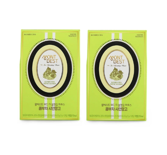 2 X MONTBEST With The Blending House Kombucha Shine Mango, 10 sticks from Korea_KT by MONTBEST