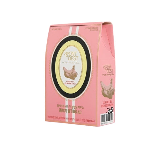 4 X MONTBEST With The Blending House Kombucha Strawberry Banana, 10 sticks from Korea_KT by MONTBEST