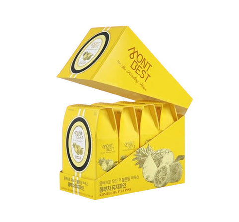 4 X MONTBEST With The Blending House Kombucha Yuja Pine, 10 sticks from Korea_KT by MONTBEST