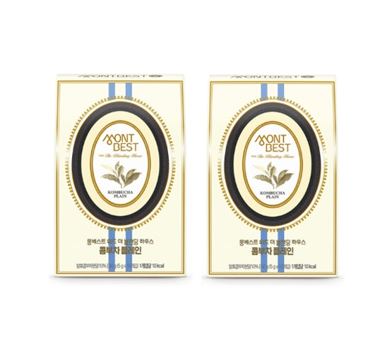 2 X MONTBEST With The Blending House Kombucha Plain, 10 sticks from Korea_KT by MONTBEST