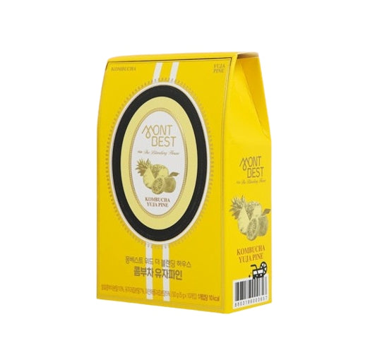 4 X MONTBEST With The Blending House Kombucha Yuja Pine, 10 sticks from Korea_KT by MONTBEST