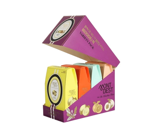 MONTBEST With The Blending House Blended Tea Variety Pack, 4 Flavors from Korea_KT by MONTBEST