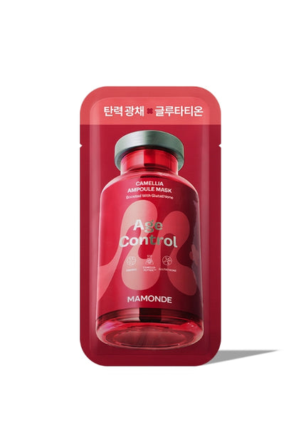 10 x Mamonde Age Control Camellia Ampoule Mask Sheet 23ml from Korea by Mamonde