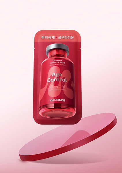 10 x Mamonde Age Control Camellia Ampoule Mask Sheet 23ml from Korea by Mamonde