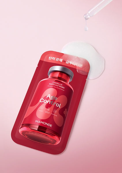 10 x Mamonde Age Control Camellia Ampoule Mask Sheet 23ml from Korea by Mamonde