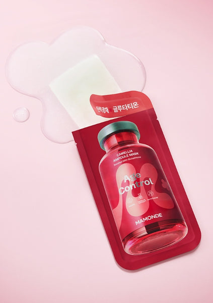 10 x Mamonde Age Control Camellia Ampoule Mask Sheet 23ml from Korea by Mamonde